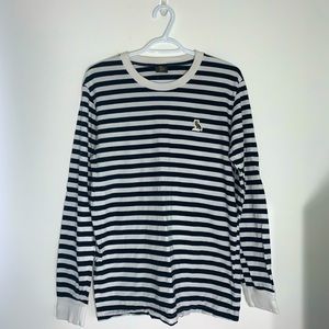 OVO Black and White Striped Shirt Men’s Size Small